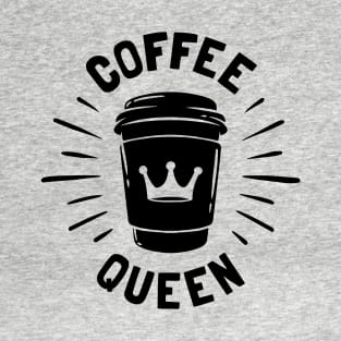 Coffee Queen, Crown Cup © GraphicLoveShop T-Shirt